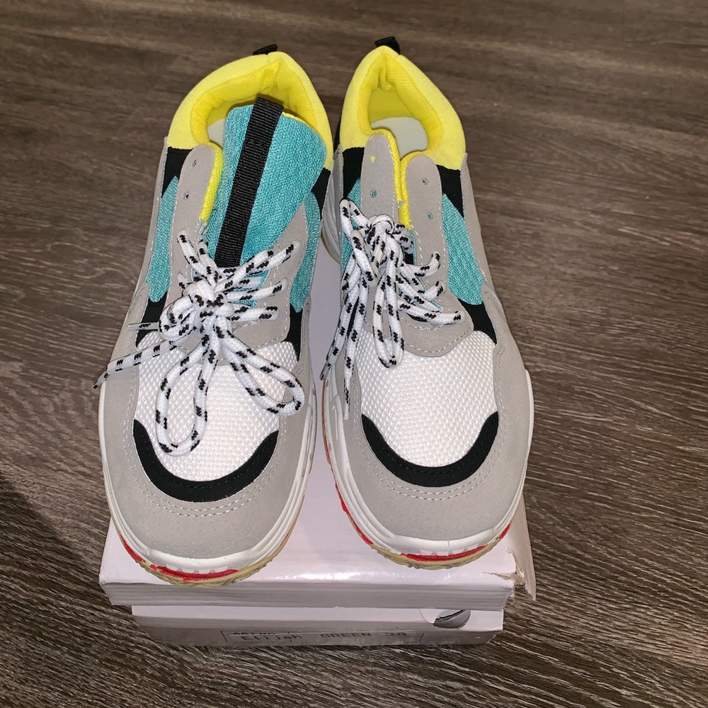 Multi colored Tennis Shoe